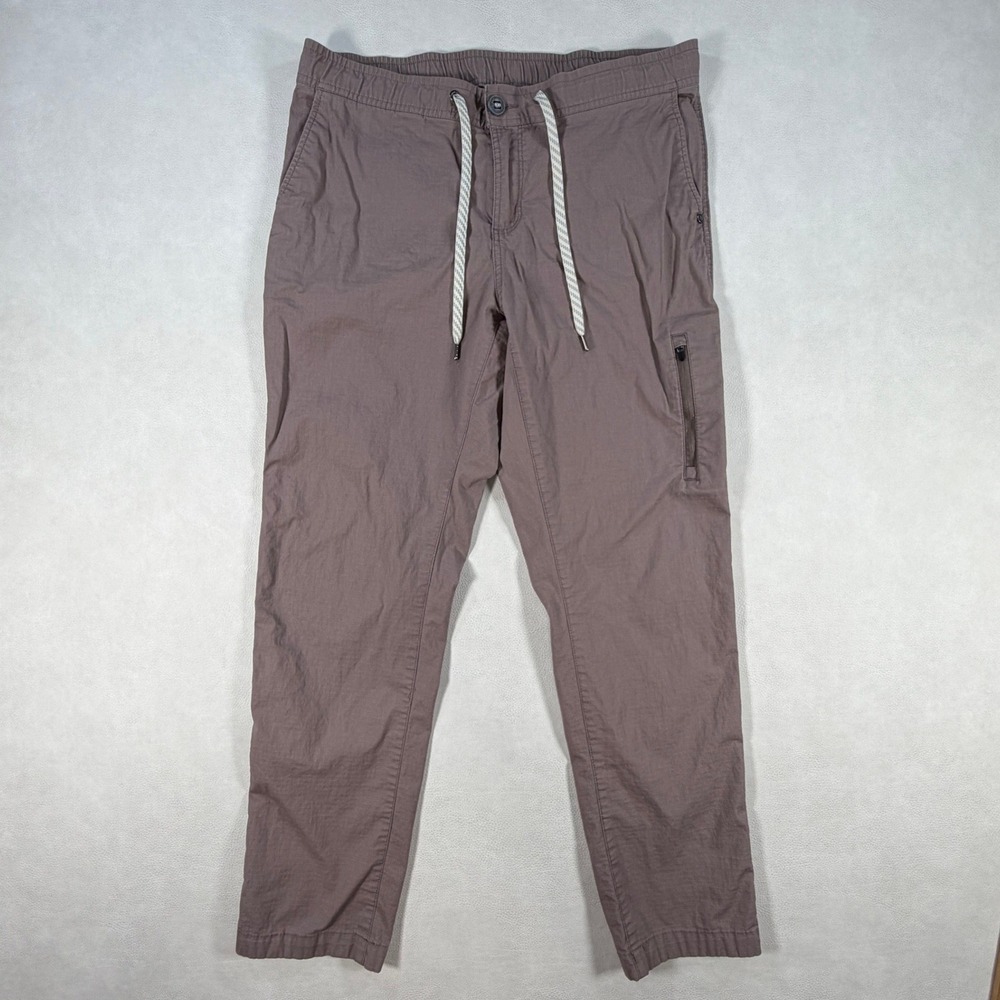 Vuori Womens Large Ripstop Jogger Pants Dusty Rose‎ Mauve Hiking Utility Pockets